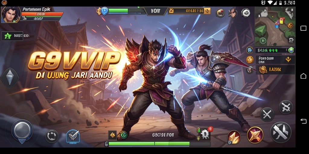 Tampilan gameplay <strong>G9VIP</strong> yang menegangkan dan penuh aksi.