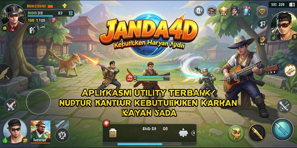 Tampilan gameplay JANDA4D yang intuitif dan efisien.