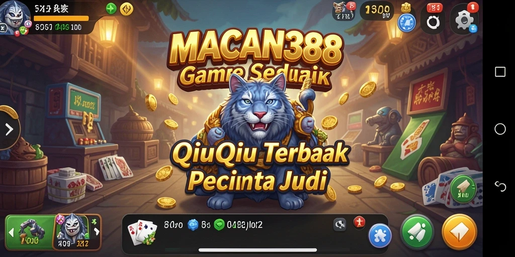 Screenshot gameplay QiuQiu yang seru dan menantang.