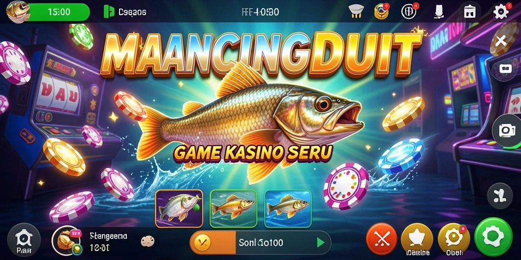 Tampilan gameplay MANCINGDUIT yang menarik dan penuh warna.