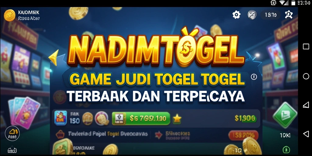 Tampilan gameplay seru di NADIMTOGEL dengan fitur Football.