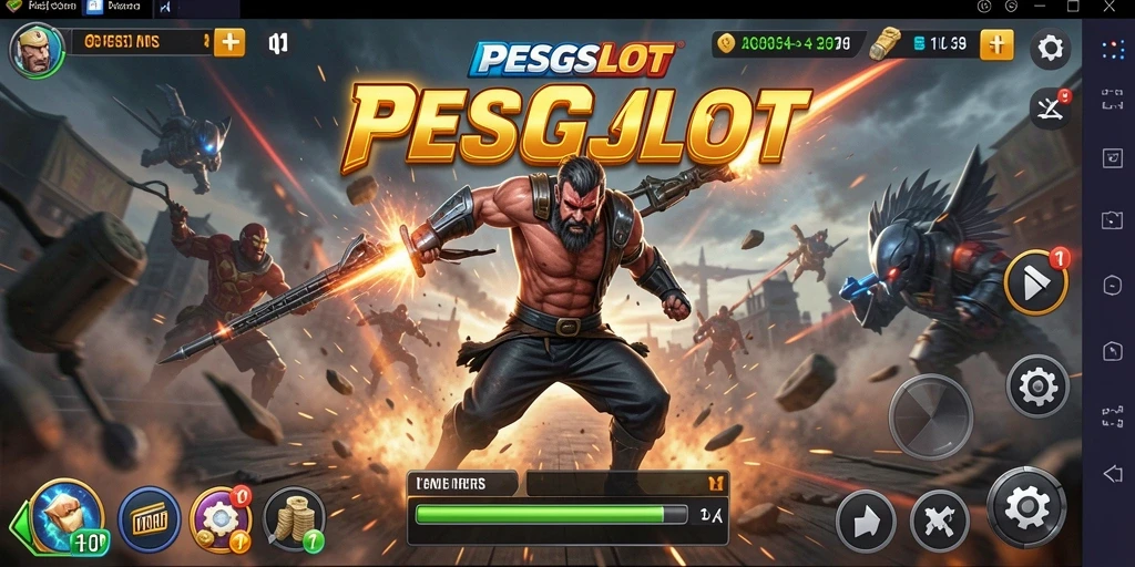 Tampilan aksi mendebarkan dalam PESGSLOT yang penuh warna.