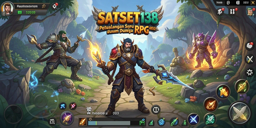 Screenshot gameplay SATSET138 menampilkan petualangan RPG yang mendebarkan.